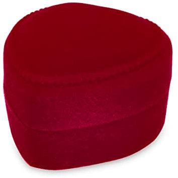 XPEX Scatola Anello Rosa Rossa porta anelli matrimonioAstuccio Gioielli Fiore Rosa Cofanetto per Matrimonio Anelli, scatola porta anelli San Valentino, Anello di Fidanzamento