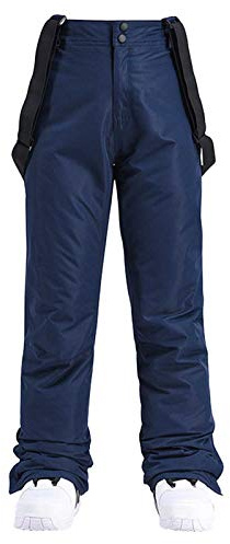 IQYU Pantalones de esquí con tirantes para mujer, térmicos, impermeables, transpirables, resistentes al viento, cálidos, para nieve, senderismo, excursionismo, exterior, ideales para escalada o caza