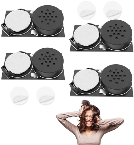 cricket prank,GodbTG 4 Pack Annoyatron Random Noise Maker, Generador De Ruido De Cricket,Cricket Noise Maker Prank,con 16 Sonidos De Pitido De Críquet,,noise Maker Prank,for Party, Office, Home, Car-A