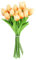 sourcing map 20pcs Tulips Artificial Flowers, Faux Flowers Silk Fake Tulip Stems Real Touch for Wedding Bouquet Centerpiece Table Party Decoration(Champagne)