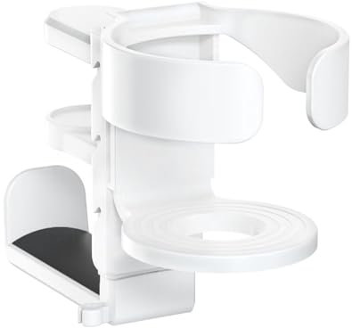 sodeber Durability - Organisateurs de bureau antidérapants - Combine un porte-tasse à café - Support pour casque - Pour espaces de travail sans encombrement