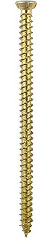 Multi-FIX COUNTERSUNK Concrete Screws - 7.5mm - Window Brick Wood Masonry Concrete Stone Fixings (50, 7.5 x 200mm)