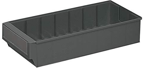 Lockweiler Lagerbox LB 400 D eisengrau Sortierbox Sichtlagerbox