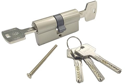 WONDF türschloss haustür schließzylinder türschloss haustür sicherheitsschloss haustür profilzylinder door lock zylinderschloss 30 30 AD-D60(30/30)-NP