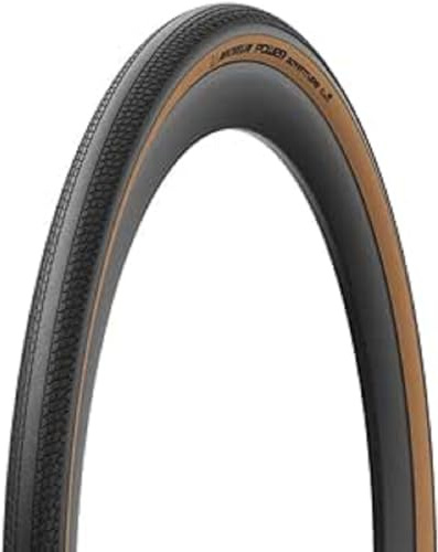 Grusdäck 700x48 TS Michelin Power Adventure Classic tubeless Ready Svart/Beige (48-622)