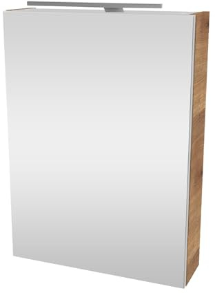 FACKELMANN Milano Spiegelschrank 50cm (Tür Links)