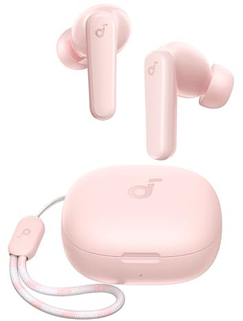 soundcore Anker P20i True Wireless Earbuds, 10-mm-Treiber mit großem Bass, Bluetooth 5.3, 30 Stunden Lange Spielzeit, IPX5 wasserdicht, 2 Mikrofone für KI-Anrufe(Generalüberholt)