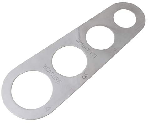 Stainless Steel Spaghetti Measures Ruler Component Selector Limiter Volumn Dispenser 4 Hole Kitchen Accessories