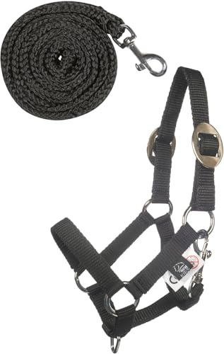 HKM Hobby Horsing Basic Cavezza E Corda Nero One Size