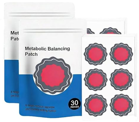 60 Piezas Apósitos Naturales para el Bienestar, Parche para el Equilibrio Metabólico, Calma Suave, Apto para Todos los Tipos de Cuerpo