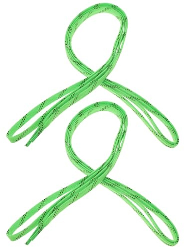 JHKNNK Cordones para Patines de Hockey sobre Hielo Encerados, Anticongelantes, Resistentes y Duraderos, 96 Pulgadas (Verde) para Esquí y Deportes de Invierno