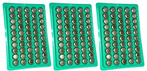 kwoifioy Di 50/100 AG13 Pila A Bottone LR44 Batteria A Bottone Giocatori MP3 Orologio Calcolatrice Alcalina Manganese Batteria 1.5V 140mAh Alcalino Orologio Calcolatrice Telecomando