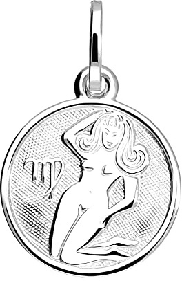 Zodiac Round – stjärntecken hänge 925 [silver], Sterlingsilver, Ej tillämpligt