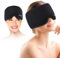 NEWGO Migrane Relief Head Ice Wrap, Reusable Hot Cold Therapy Headache Hat Ice Cap for Chronic Migraine, Tension Headache, Chemotherapy, Stress Relief, Puffy Eyes Black