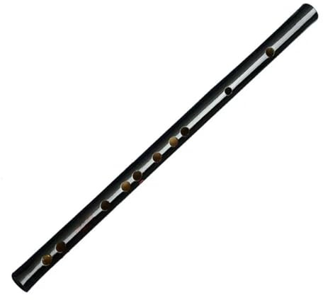 Bambu Flöjt Black Flute Body Flute Spela Dizi Instruments Transverse Fife(E Key)