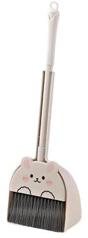 Reinigungs-Set - Putzen Wie Die Großen, Mit Schaufel, Handbesen Und Einem Großen Kehrbesen Kinderbesen Set Aus | Handfeger Und Schaufel | Farbenfrohes Reinigungs-Set