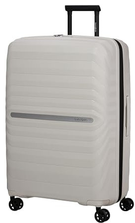 Samsonite Neo Flux - Spinner L, Maleta expandible, 75 cm, 109/121 L, Beige (Warm Neutral)
