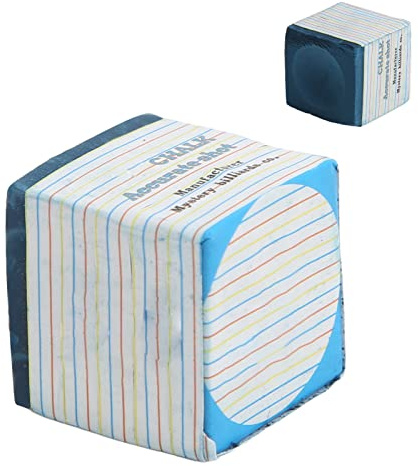 HERCHR Lot de 2 Cubes de Craie pour Queue de Billard, Bleu pour Le Sport, Forte adhérence