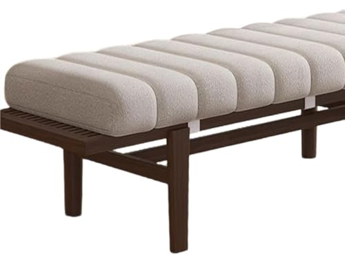 Générique Coussin D'intérieur pour Banc 120x40 100x35 80x40 150x40,4,5cm D'épaisseur Coussin De Banquette Rectangulaire Antidérapant pour Les Baies Vitrées,Fauteuils,Terrasses,Beige,40x120cm