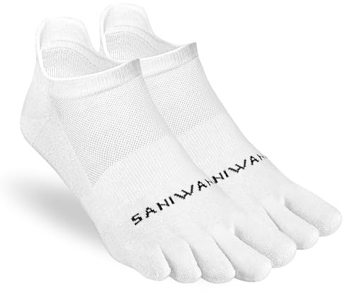 SANIWANI Calcetines de Dedos Barefoot, Tecnología Coolmax, Unisex Adulto, Estilo Minimalista,para Running, Deporte y casual