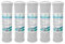 5x AquaHouse AH-CTO5 Cartouches de filtre à eau en bloc de carbone de 10 po pour eau potable, systèmes d'osmose inverse, s'adapte à tous les boîtiers de filtre de 10 25cm