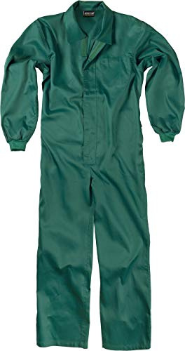 Work Team Buzo o Mono de Trabajo Alimentación, con Cierre de Contacto, Bolso de Pecho Interior y puños elásticos.