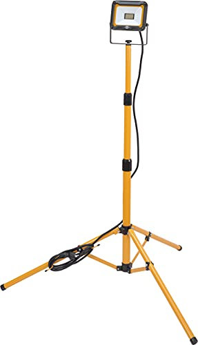 Brennenstuhl Stativ LED Baustrahler JARO 2050 T (20W, 1950lm, 6500K, IP65, LED Arbeitsstrahler mit Stativ und 3m Kabel)