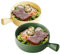Salatschüssel Aus Keramik,2Pcs 660ml Suppenschalen,Suppenschüsseln Mit Griffen,Müslischüsseln,Ramen Schüssel,Instant-Nudeln Schüssel,Für Pasta Obst Nudel Salat,Suppentassen(Matcha Grün+Milchgelb)