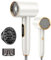 Haartrockner Ionen, Schnell Trocknen Föhn, Fön 3 Temperatur 2 Luftstrom Stufen, 2400W Haarföhn, Reisefön, Hair Dryer Inkl Düse und Diffusor (Schonendes Styling & Gleichmäßige Wärmeverteilung)