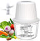 Zwiebelschneider Elektrisch 400ml, Zerkleinerer Küche Elektrisch, Multizerkleinerer Zerkleinerer Klein Zwiebel Zerkleinerer mit Typ-C-Ladekabel für Zwiebeln, Obst, Nüsse, Fleisch, Knoblauch