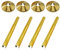 4-Piece Gold Decorative Cover, 4-Piece Long Tube, Creative and Durable, Radiator Tube Cover, Simple and Beautiful, Chrome-Plated Radiator Accessories.