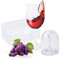 Lot de 2 verres à vin à emporter avec boîte de transport - 200 ml - Verres à vin blanc incassables - Verres à vin rouge modernes pour le camping, les fêtes à la piscine, les fêtes de jardin, les