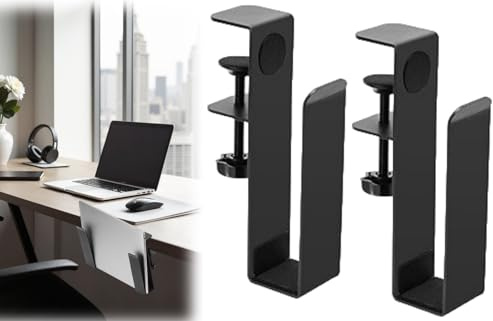 Support De Fixation Latéral Réglable pour Ordinateur Portable,Support De Fixation Latéral Réglable pour Ordinateur Portable,Support De Bureau Suspendu en Métal,Pour Ordinateurs Portable Tablettes