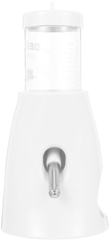 HOOWIFFY Drinking Fountain for Hamster Vertical Water Bottle Leak Roller Ball Convenient Cage Water Feeder for Chinchilla and Guinea Pig