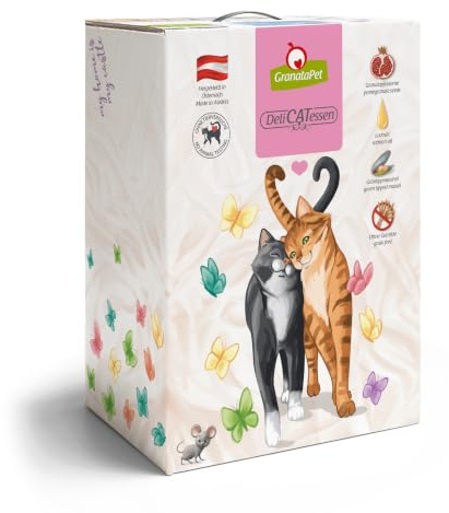 GranataPet DeliCatessen Vild & kyckling vuxen, torrfoder för katter, god kattmat, komplett mat utan spannmål och utan sockertillsatser, 9 kg