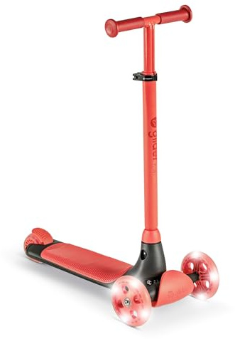 Yvolution Y Segelflugzeug Kiwi DREI Rad Tretroller für Kinder Mit LED Räder Alter 3+ Jahre (Rot)