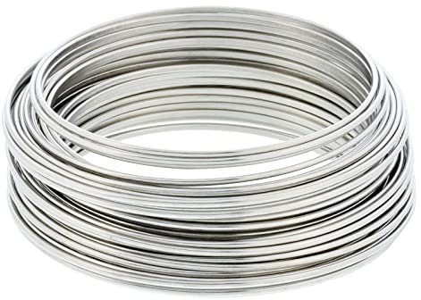 Alambre de acero inoxidable 304 de 2,0 mm 3 pies para manualidades Manuales de Artes y Artesanías Alambre de Baile Esculpir Alambre de alambre artístico Fabricación de joyas de alambre de bonsái