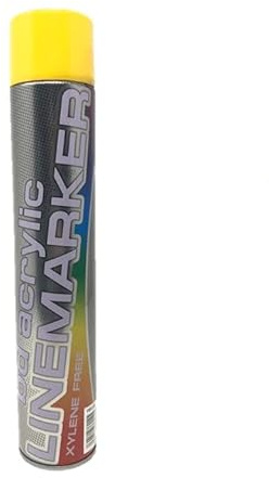 LineStar x1 6x 12x x20 Aerosol Floor Line Marker Spray Paint Yellow White. Bundle. Ideal for Schools, Sports Surfaces, Industrial Marking or Safety Marking or Line Marker Machines (Yellow X1 750ml)