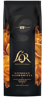 LOR Espresso Harmonieux Café en Grano, 1 kg, 100% Arábica, Tueste 100% Natural