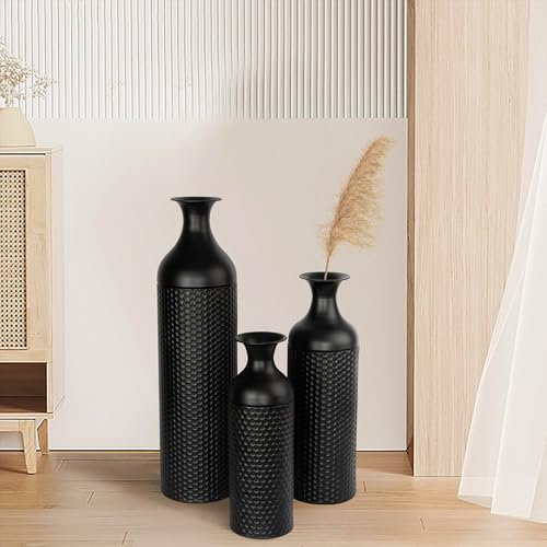 2 Stück Grabvasen mit Metallspieß, 20cm Friedhofsvasen, Kunststoff Blumenvase für Grabdekoration