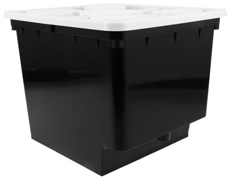 Kisangel Bac De Culture pour Plantes Sol Seau Plastique pour Hydroponie Pot De Fleurs pour Fournitures De Jardin pour Légumes Et Fruits