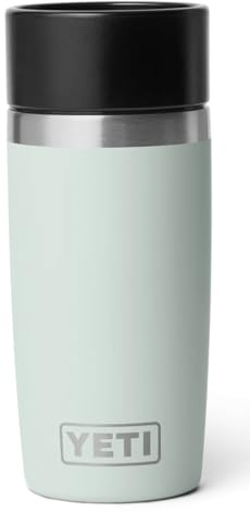 YETI Rambler 12 oz (355 ml) Travel Bottle with 100% Leakproof Hotshot Commuter Cap, Vacuum Insulated Stainless Steel Coffee Flask for Travel & Commute, Ridgeline