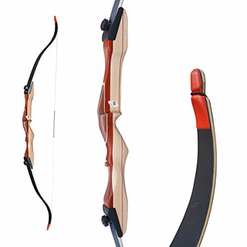 Recurvebogen Ragim Wildcat Black 68 (ca. 173 cm) 20 bis 36 lbs Bogen für Rechtshänder 32 lbs