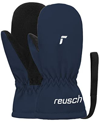 Reusch AKI Mitten Winddichte, weiche und atmungsaktive Fausthandschuhe Winterhandschuhe Fäustlinge Kinder Babys Kleinkinder Mädchen Jungen mit einem dezenten Design