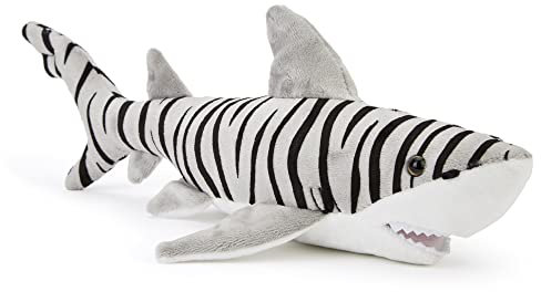 Zappi Co Weich gefülltes Kuscheltier für Kinder Tigerhai Plüschtier (34-36 cm) Safari-Tiere Kollektion Plüschteddy Neugeborenes erstes Kind