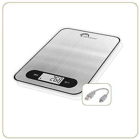 Balance culinaire - Slim - Inox - USB - Réparable