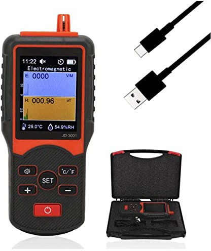 Strålningsdetektor, Geigerräknare, multifunktionell kärngeigerräknare Radioaktivitet, 0,01 μt ~ 999,99 μt Bärbar geigerräknare for kärnstrålning elektromagnetisk strålning