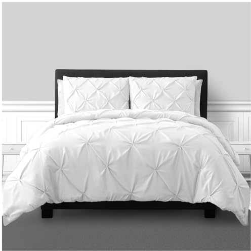 GC GAVENO CAVAILIA Pintuck Bedding Set, Single Size, White