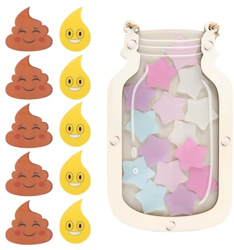 KQDRAVINE Belohnungstafel Kinder, Töpfchentraining Belohnungsglas, Belohnungsglas Klassenzimmer, Kinder Personalisiertes Belohnungssystem, Verhalten Belohnungstafel für Jungen Mädchen Zuhause