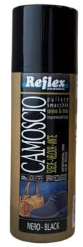 Wabfeet Limpiador y Restaurador de Ante y Nobuk Spray 200 ml | Reaviva el Color, Impermeabiliza y Protege Calzado, Ropa y Accesorios de Gamuza, Nobuck y Microfibra (NEGRO)